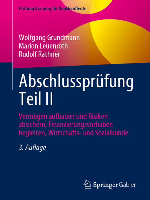 Title details for Abschlussprüfung Teil II by Wolfgang Grundmann - Available
